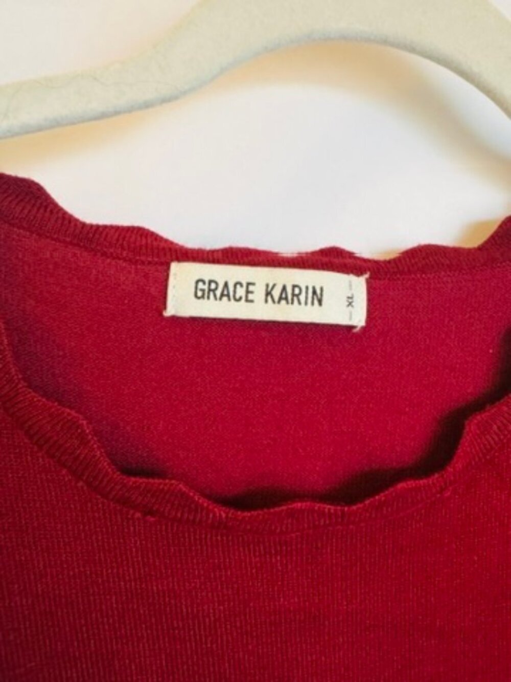 Dark Wine Lightweight Longsleeve Blouse Top XL Womens - Picture 5 of 6